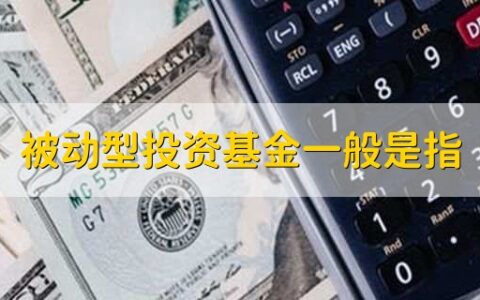 被动型投资基金一般是指，指数型基金