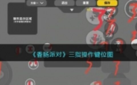 《香肠派对》三指操作键位图