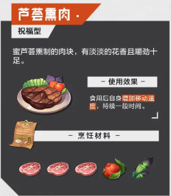 晶核食谱大全2023最新-晶核手游菜谱配方大全