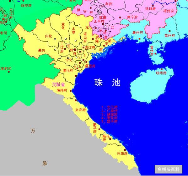 交趾布政使司地图面积有多大?人口又有多少?