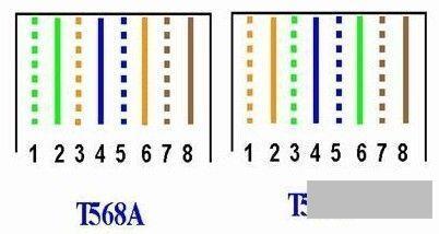 网线接头怎么接(水晶头排线顺序接法图解)