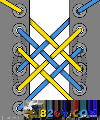 鞋带的穿法（长鞋带的24种系法图解）